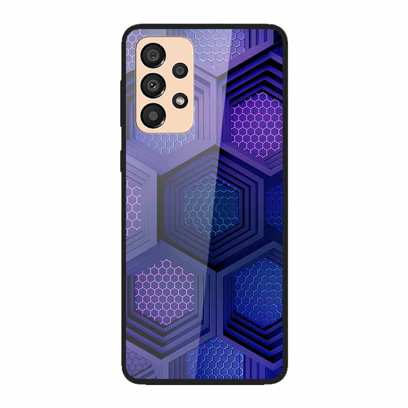 Case for Samsung A33 5G Cover Fashion Tempered Glass Phone Covers for Samsung Galaxy A33 A53 A73 5G Case Bumper A 33 Protective