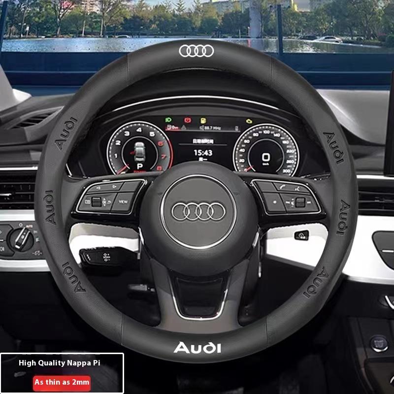 2026 Hot Car Anti-Slip Breathable Suede Steering Wheel Cover for Audi A3 A4 A5 A6 A7 A8 Q1 Q2 Q3 Q5 Q7 Q8 S3 S4 S5 S6 RS3 RS4 RS5 TT