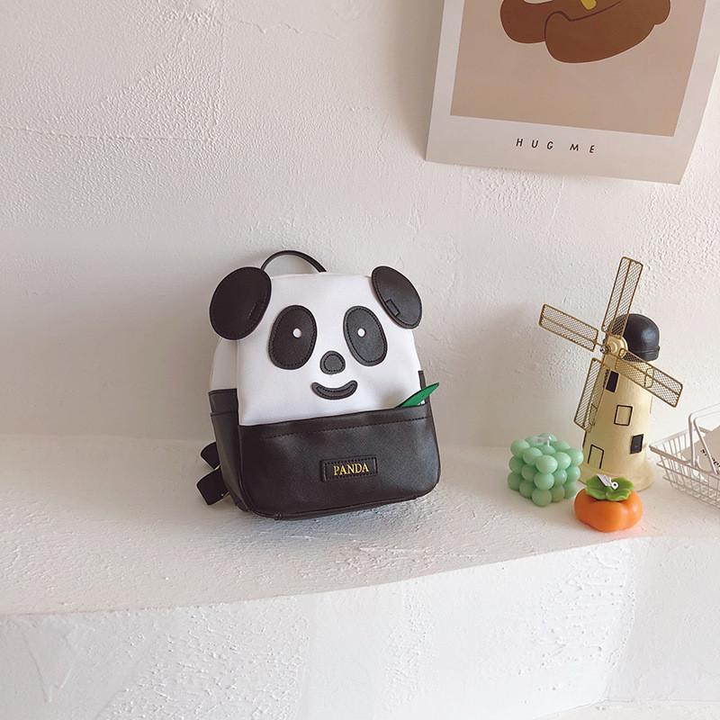 Cute Panda Children's Backpack Stylish Cartoon Design For Preschool Kids With Breathable Fabric