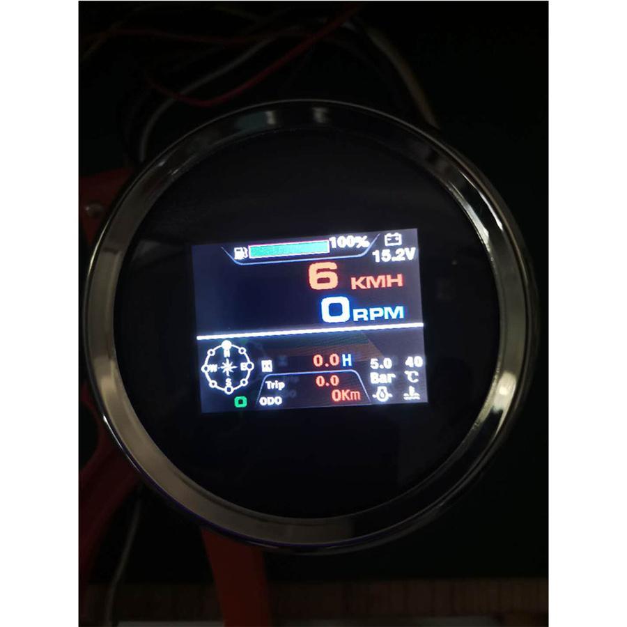 GPS Gauge Cluster Speedo Volt Oil Water Fuel