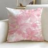 Light Pink Gentle Petals Cushion Cover Soft & Easy-Wash Pillow Case – Versatile For Couch, Bed, Travel And Office