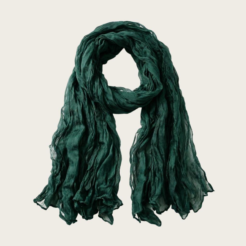 Literarische und Retro-Kontrastfarben, lange Seidenschals mit Blumenmuster, Damenmode, ausländischer Stil, hochwertiger Hals- und Nackenschmuck, hochwertig vielseitig
