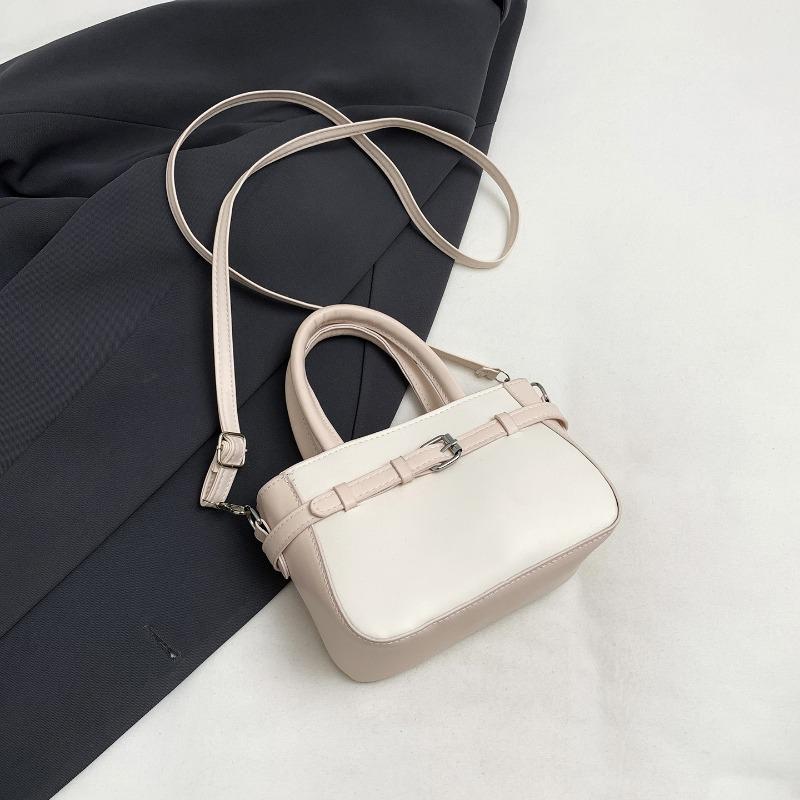 Retro Simple Fashion Casual Colorblock Women Shoulder Crossbody Small Square Bag