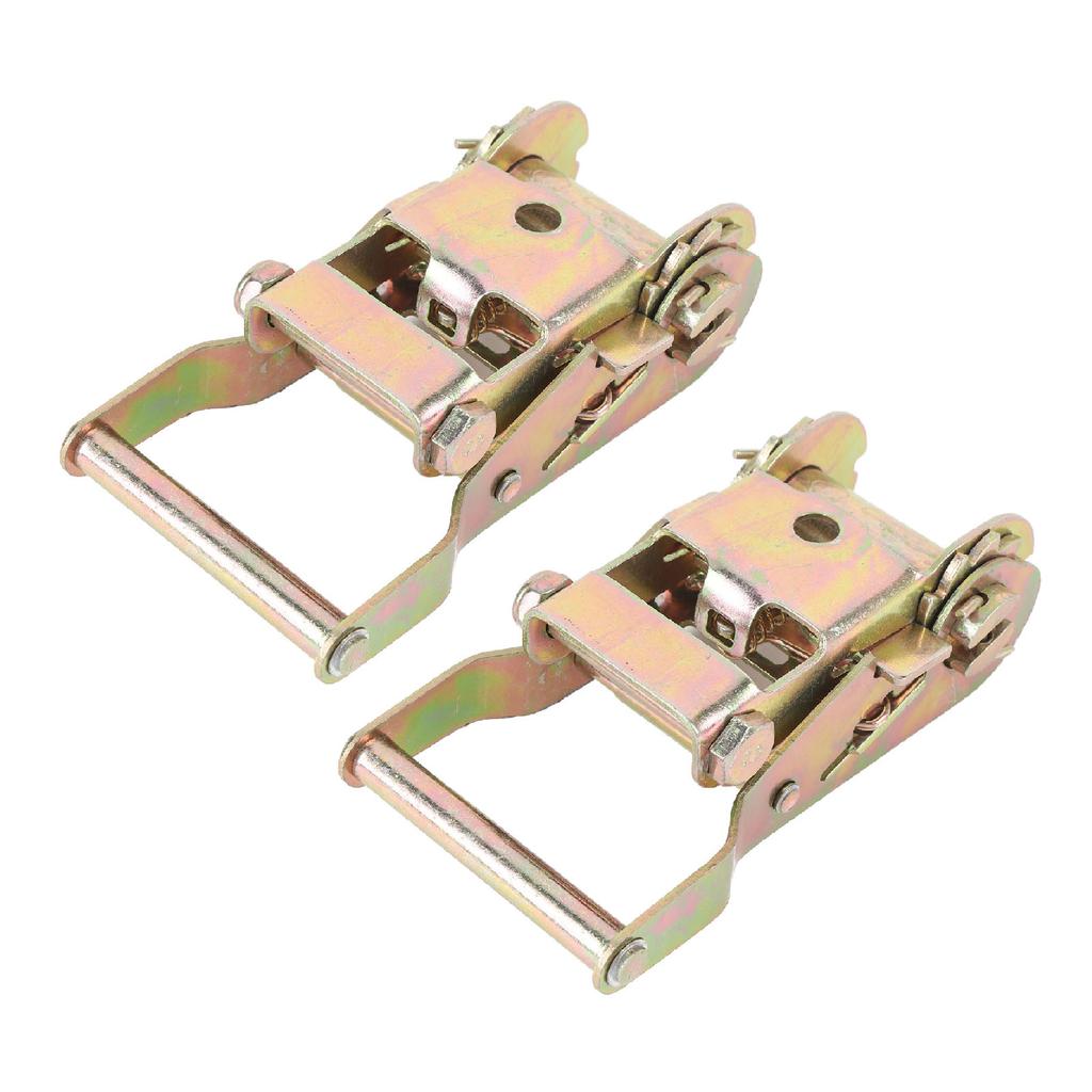 2 STÜCK Ratschen-Zurrgurt-Schnalle 1,5 Zoll Kohlenstoffstahl 2500 KGS Zugkraft Gurtband Ratschenspanner