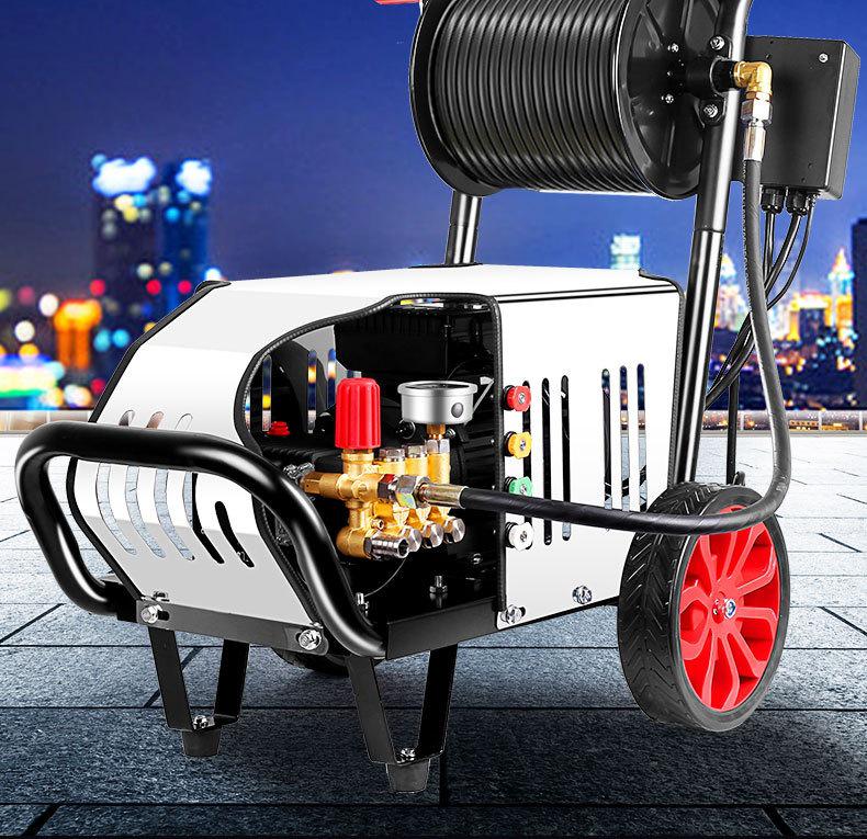 Black Cat 220V Commercial Car Washer: High-Pressure Cleaning Machine for Homes, Industrial, and Livestock Use