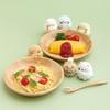 San-X Sumikko Gurashi "Tanuki's Round Restaurant" Handheld Plush Toy: Tonkatsu