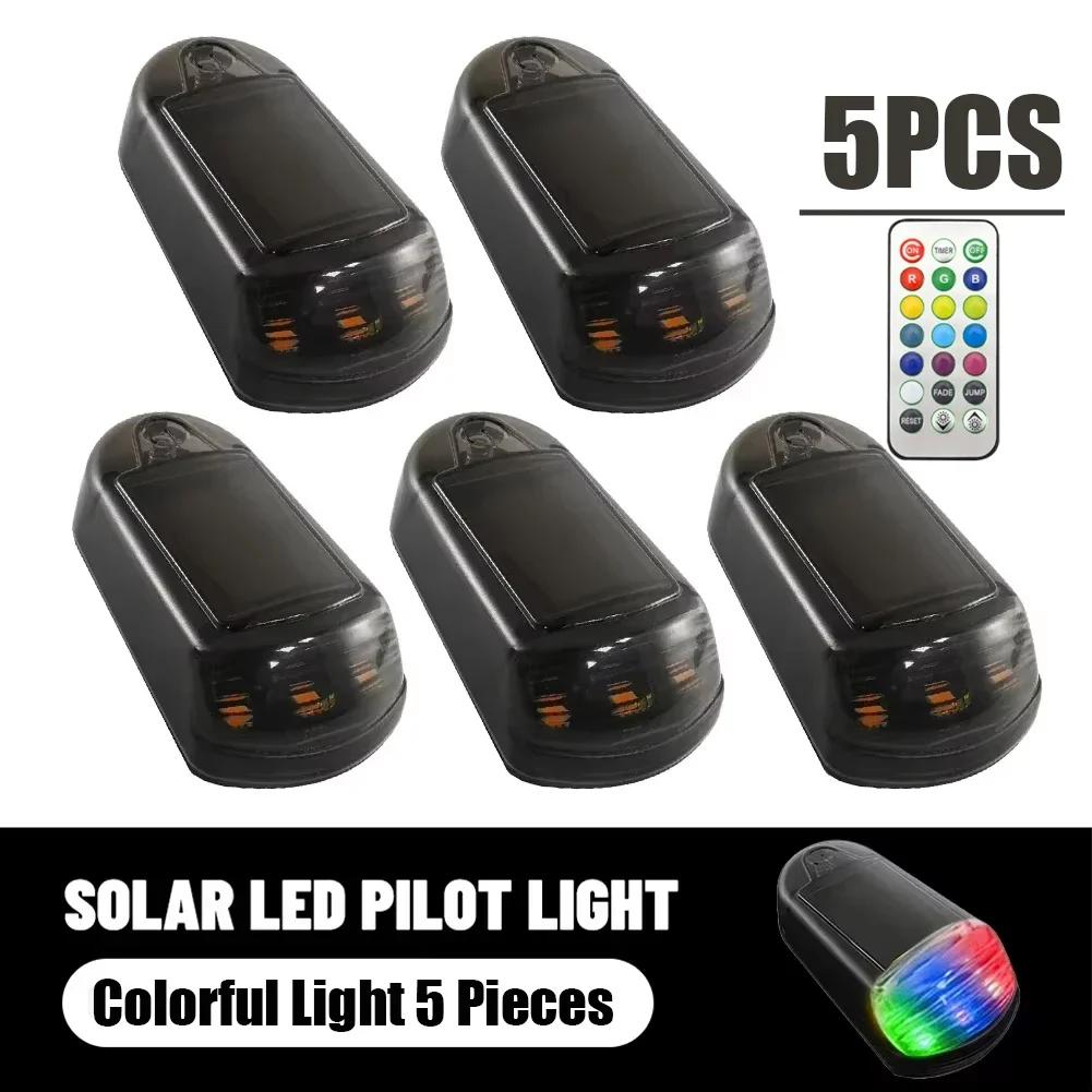 

5pcs 2024 Solar Powered Roof Colorful Car Lights Compatible with Dodge Ram 1500 - 5500 And 2003-2018 Pickup Trucks