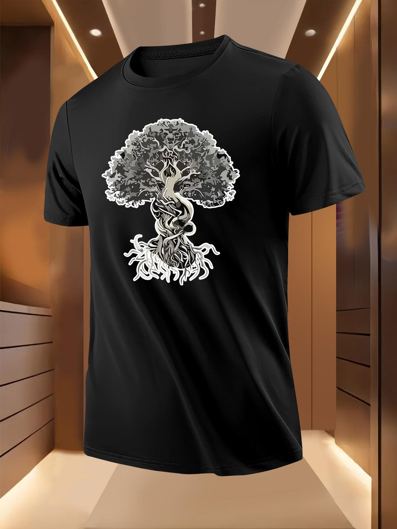 Graphic Tshirt - Lightweight Breathable Summer Tee with T... S