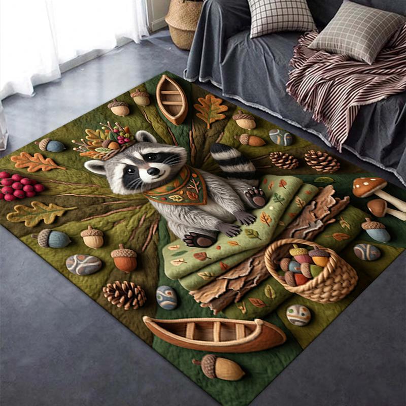 2025 New Cute Animals Carpet Rug for Living Room Bedroom Home Sofa Decoration,Kids Play Non-slip Floor Mat