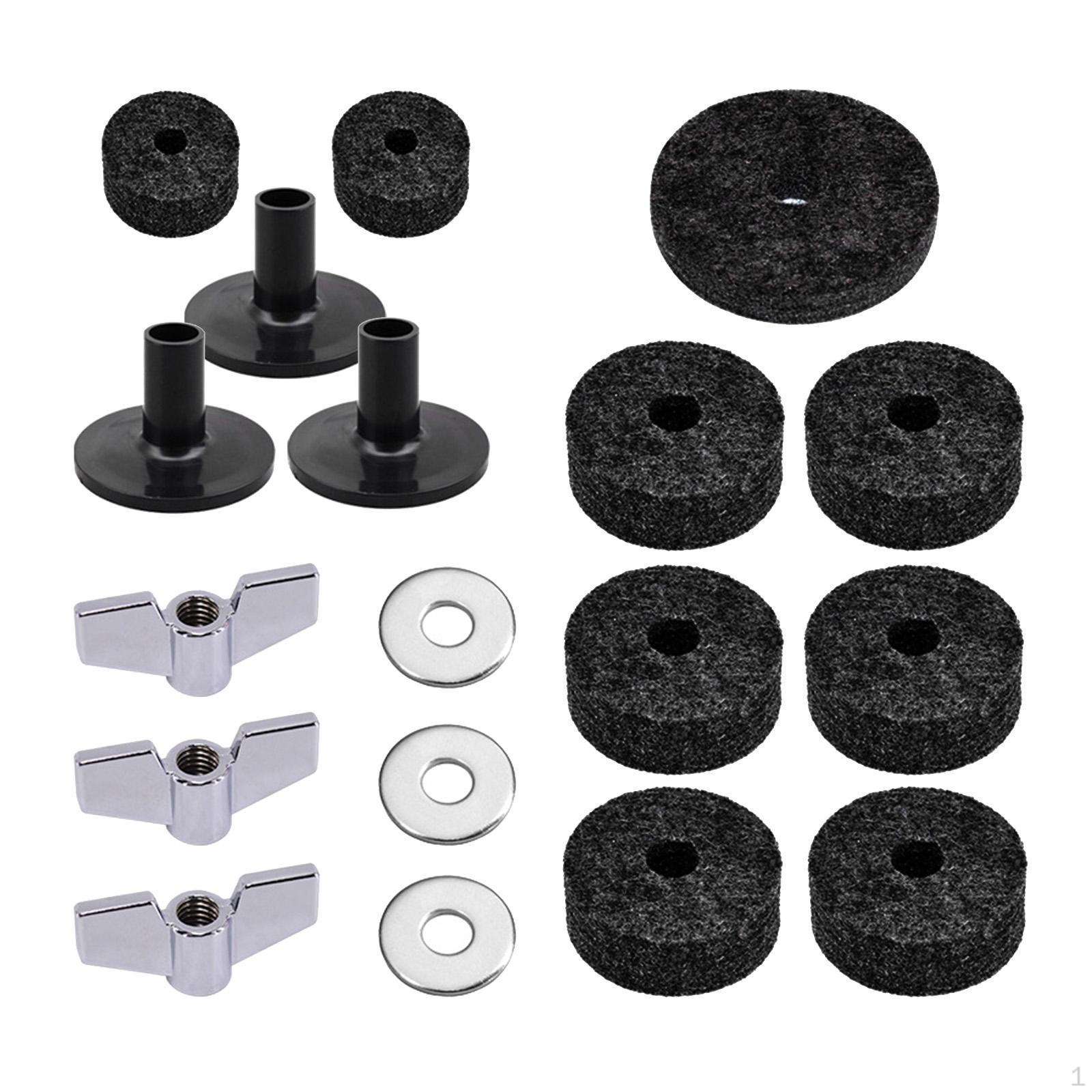 

Запасная часть барабана, замена фетровой шайбы для тарелки, аксессуары, набор насадок для чёрный