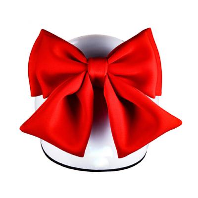 Helmet Bow Wear-resistant Single/Double Layer Waterproof Motorcycle Helmet Bow Knot for Helmet