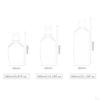 Empty Dispenser Bottle Type Small Pump Portable Sealing Subpackage for Bathroom Shower Adult