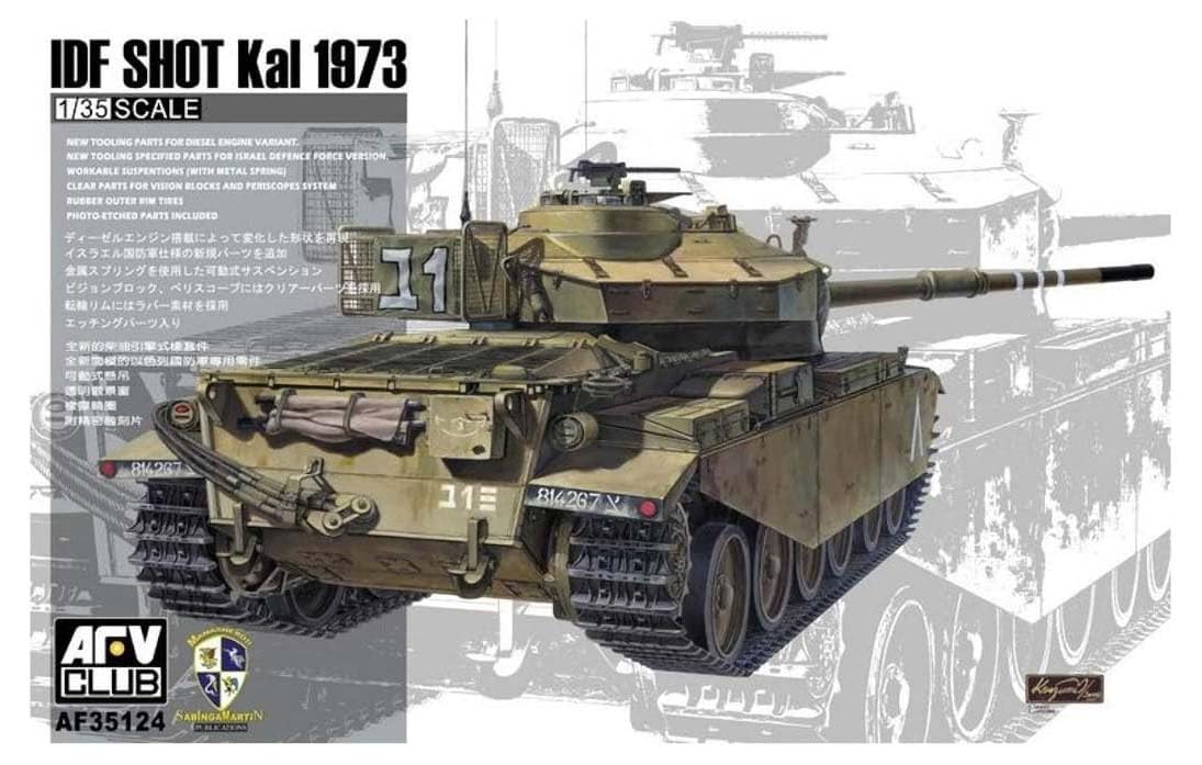 

AFV Club Israel Defense Forces Shot Kal Tank 1973 Plastic Model 1/35