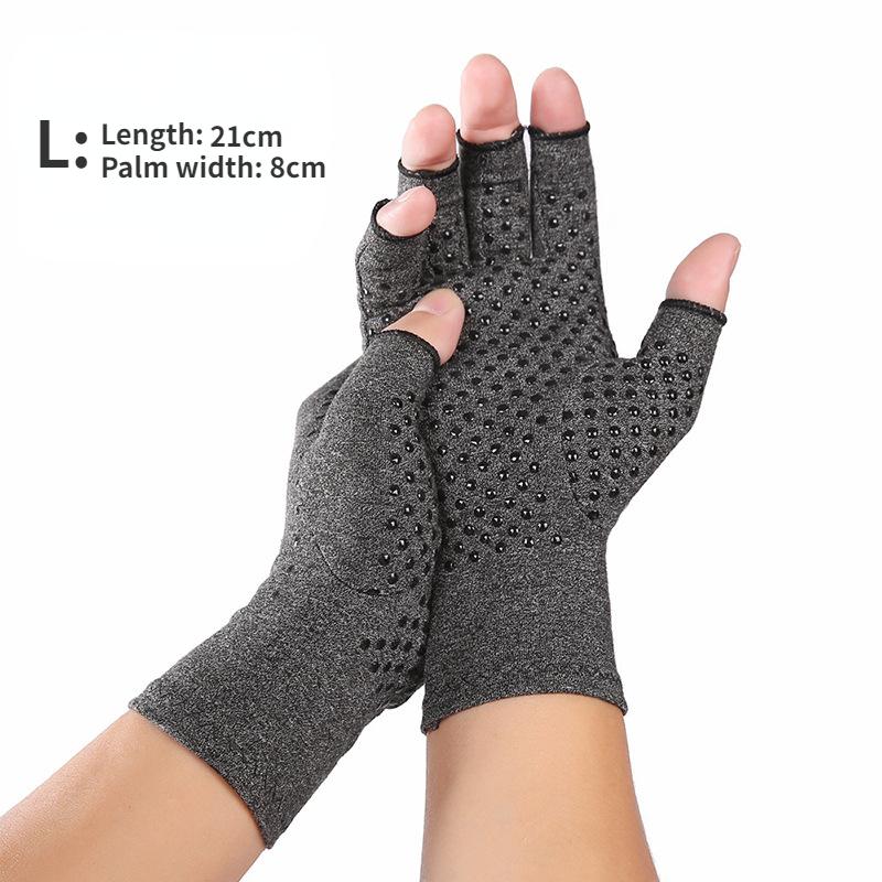 Outdoor Cycling Half Finger Pressure Gloves, Joint Care, Cycling Sports and Fitness Gloves