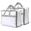 PVC Clothes Storage Bag Transparent Quilt Clothes Storage Bag Shoulder Bag Clear Tote Bags Work