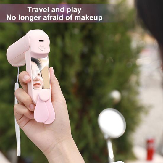 

Ручной вентилятор, складная конструкция, три скорости, вращение на 270 градусов, светодиодный светильник, низкий уровень шума, перезаряжаемый мини-вентилятор «четыре в одном»