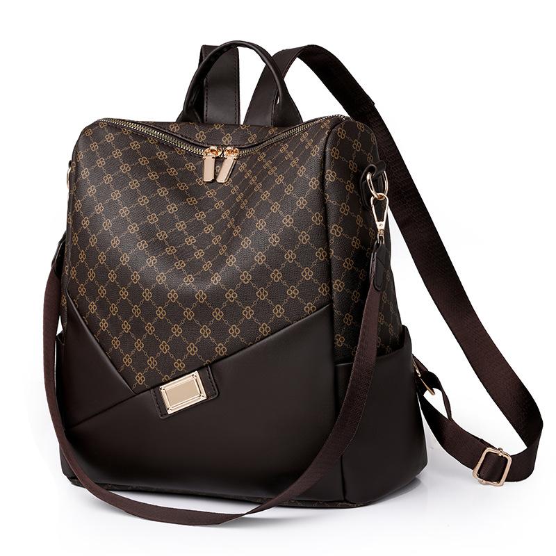 

Рюкзак Жіночий повсякденний туристичний маленький рюкзак кавовий