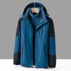 Mens Womens 3-in-1 Winter Outdoor Jacket With Removable Fleece Liner Windproof Waterproof Hiking Coat