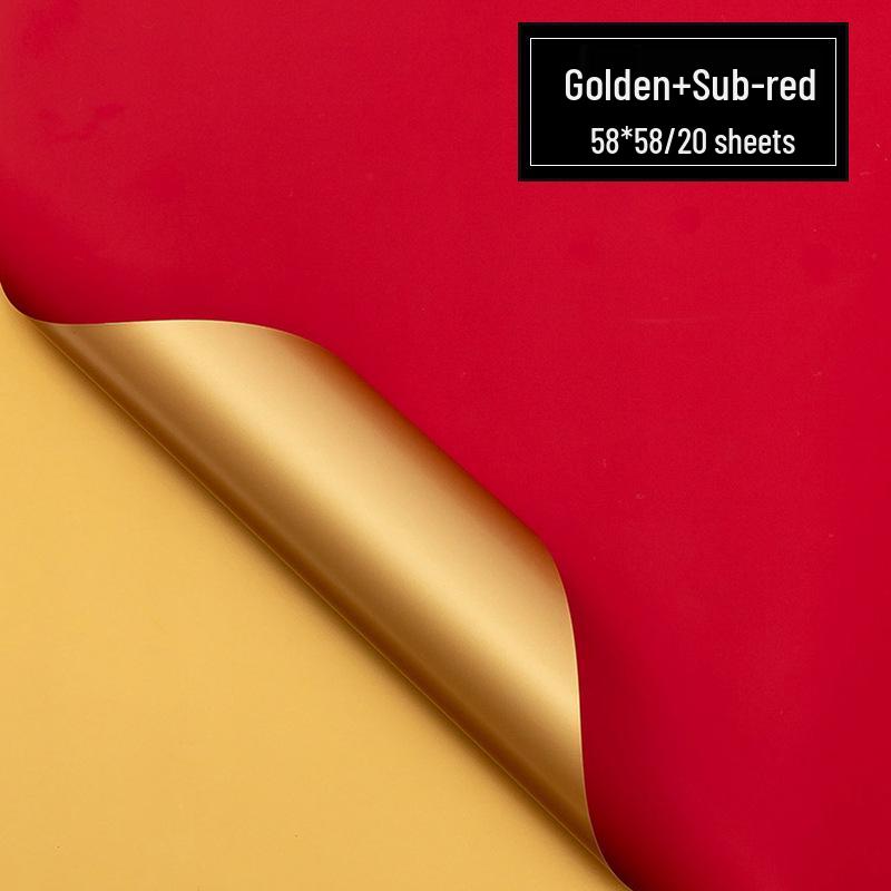 Tweekleurig Bloemenboeket Inpakpapier voor Verse Bloemen - Oya Papier