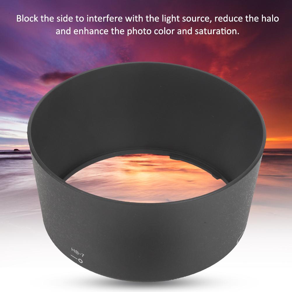 HB 7 ABS Black Camera Mount Lens Hood for Nikon 80 200mm F2.8 ED AF D Auto Focus Lens