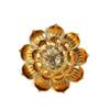 1Pc,Gold Lotus Flower Incense Insert Incense Seat Incense Table Household Line Incense Censer Incense Stove (Without Incense)