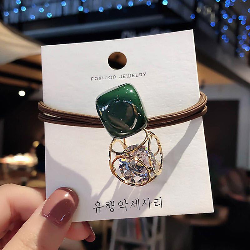 1Pcs  Head Rope Ins Hollow  Haircircle Fresh Women'S Hairtie