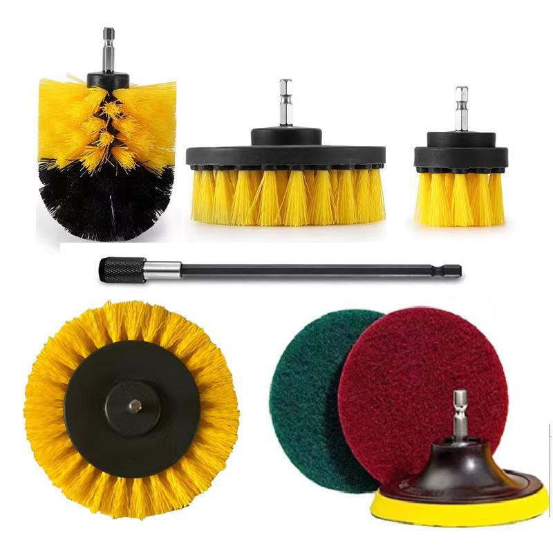 Brosse de nettoyage électrique multifonctionnelle: Perceuse-visseuse pour le polissage du carrelage, de la salle de bain et de la voiture