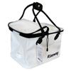 Riseway Folding Bucket for Rock White UEV-043 (with Lid) Fishing, 40cm,
