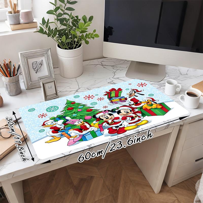 1Pc Christmas Celebration Friends Gaming Mouse Pad Keyboard Desk Mat Non-slip Rubber Lock Edge Waterproof Computer Mousepad for Office Home Decor Y110