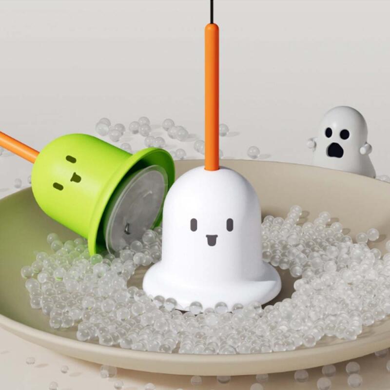 

Cat Meow Ghost Suction Fixed Fishing Rod Cat Toy white