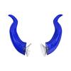 1 Pair Motorcycle Helmet Devil Horn Decoration Suction Cup Scooter Bicycle Motorbike Skateboarding Helmet Decorative Cow Horn Helmet Accessories