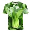 Chili Gemüse 3D Druck T-Shirt Streetwear Herren Damen Sommer Kurzarm T-Shirts Oversized Harajuku T-Shirts Tops Kinderbekleidung