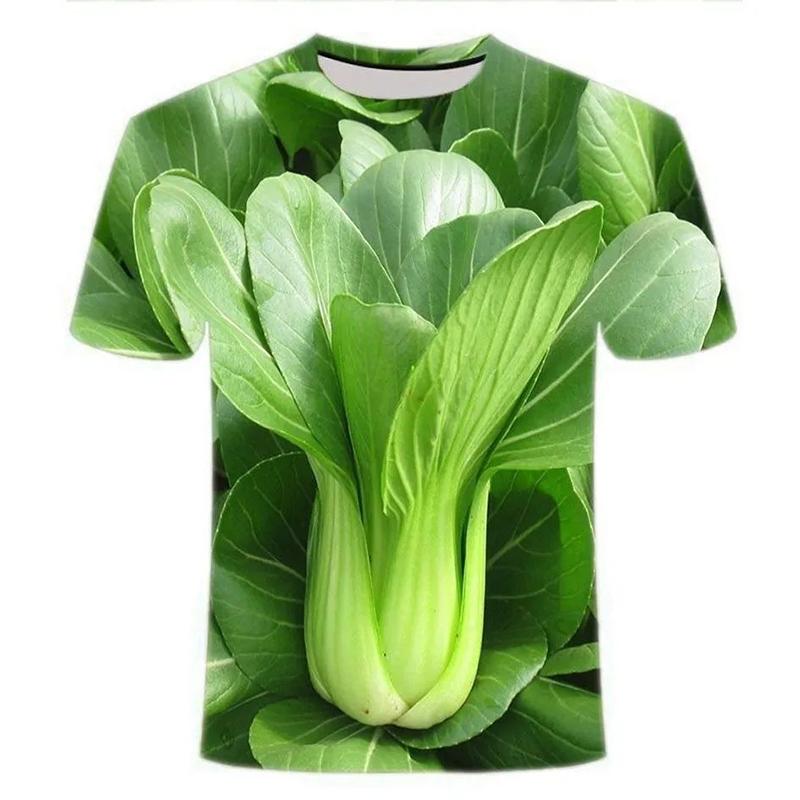 Chili Gemüse 3D Druck T-Shirt Streetwear Herren Damen Sommer Kurzarm T-Shirts Oversized Harajuku T-Shirts Tops Kinderbekleidung
