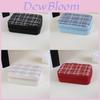 Small Style Leather Jewelry Box With Zipper And Dividers For Necklaces And Rings