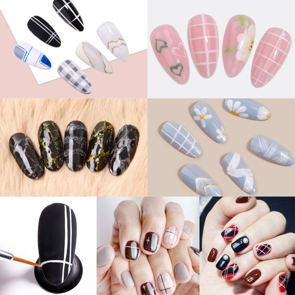 Brushes Set Gel Nail Polish Nail Art Brush Manicure Tools Dual-ended Flower Painting Drawing