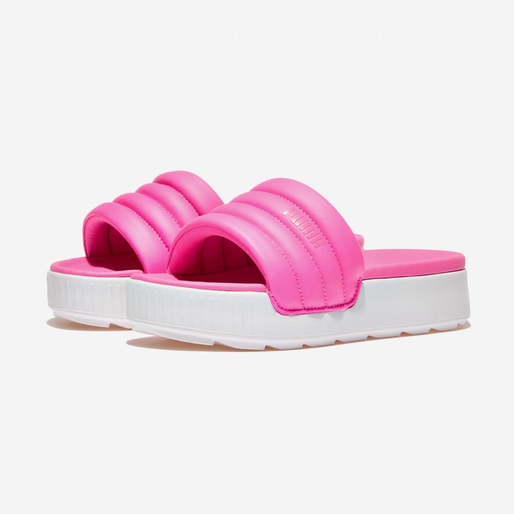 Puma Carmen Slide Puppy Women Pki39539902   Poison Pink Puma White