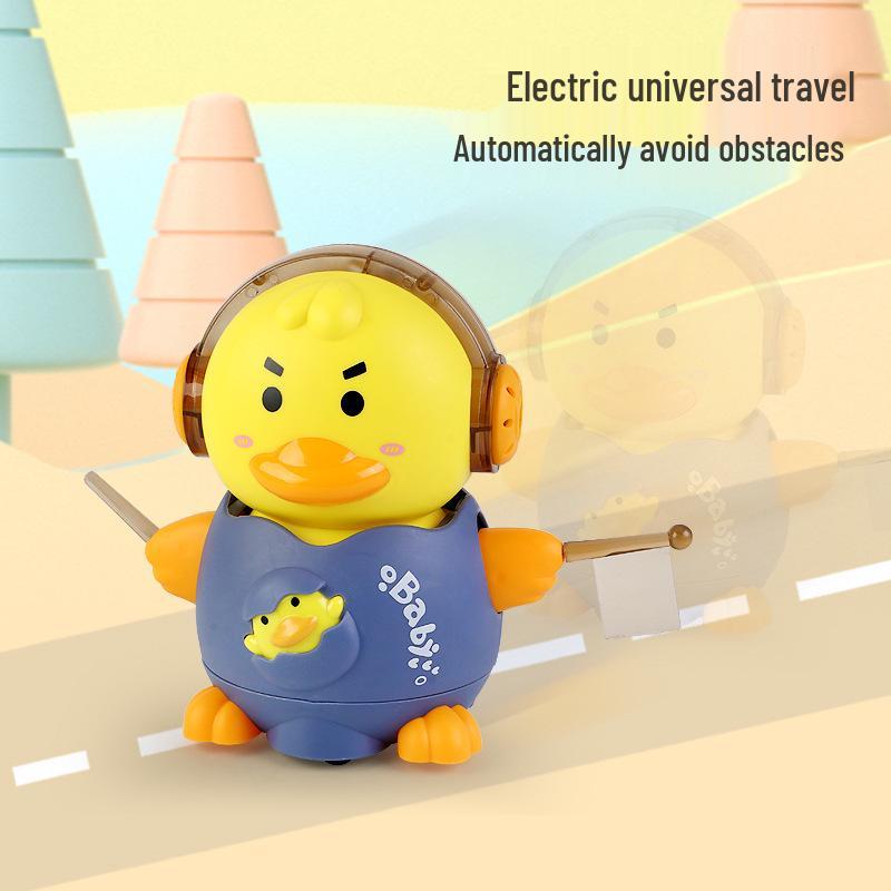 Electric Plush Toy: Educational Luminous Dancing Robot for Kids