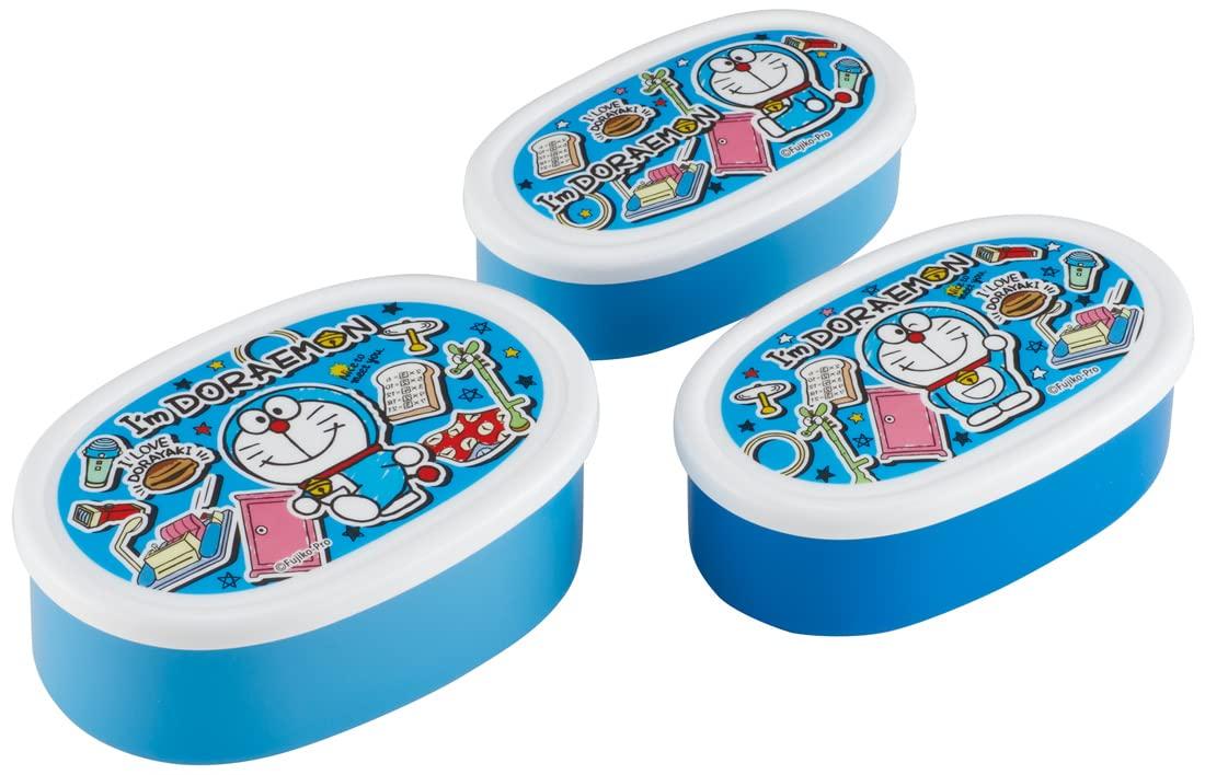

Skater Bento Box with Doraemon Set of Storage Made in Stickers, 860ml, 3, Self-Sealing Containers, Japan, SRS3SAG-A
