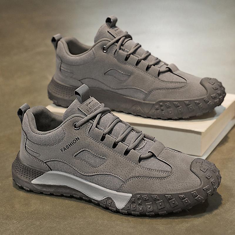 Chaussures pour hommes printemps et été nouveau chantier respirant travail antidérapant résistant à l'usure chaussures de sport chaussures de planche décontractées chaussures d'assurance travail