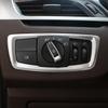 Car Headlight Switch Frame Cover for BMW X1 F48 2016 2017 2018 2019 2020 2021 2022 X2 F39 LHD Decoration Sticker Accessories