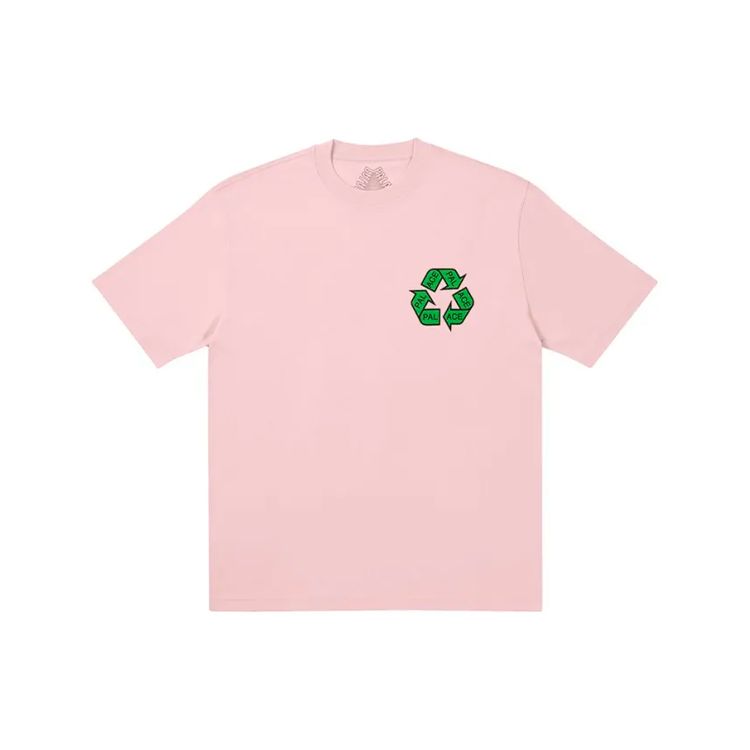 Palace P Cycle Triangle Logo T-Shirt Unisex Tops Pink P20TS052