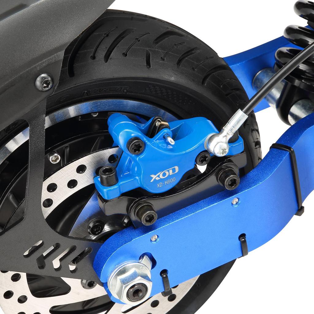 HALO KNIGHT T108: Dual 1200W motors eat mountains. 52V28.8Ah lasts forever. 10" tires grip hard