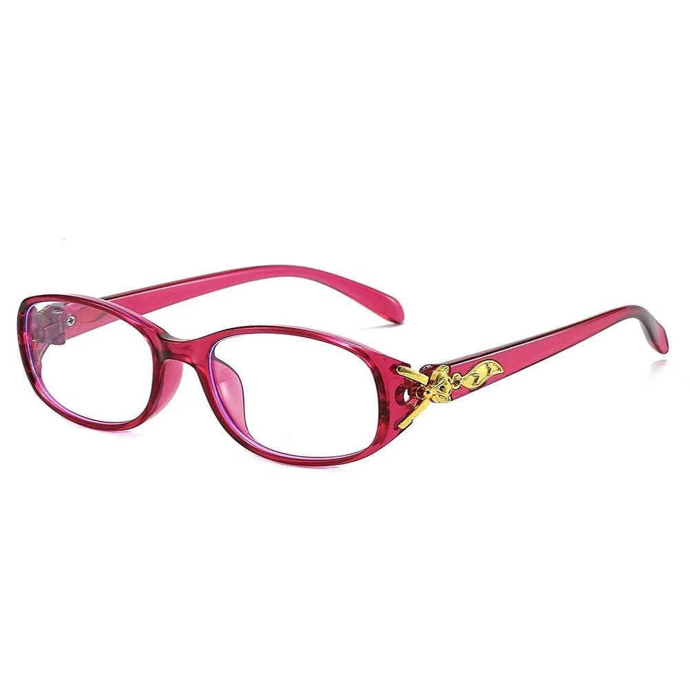 

Модные очки для пресбиопии с защитой от синего света, женские очки для чтения при дальнозоркости, компьютерные очки для чтения +350 degrees красный