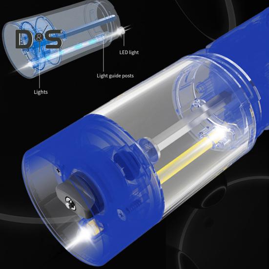 Electric Salt And Pepper Grinder Battery Powered Coarseness Mill Automatic Salt Mill with LED Light for Kitchen BBQ