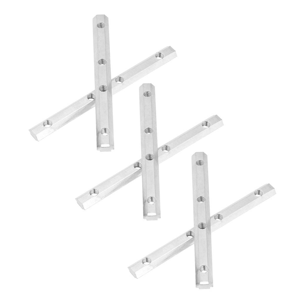 Hliníkový profil Uhlíková ocel Rovný Vnitřní Spojovník Standardní ( 2020 M5 6ks)