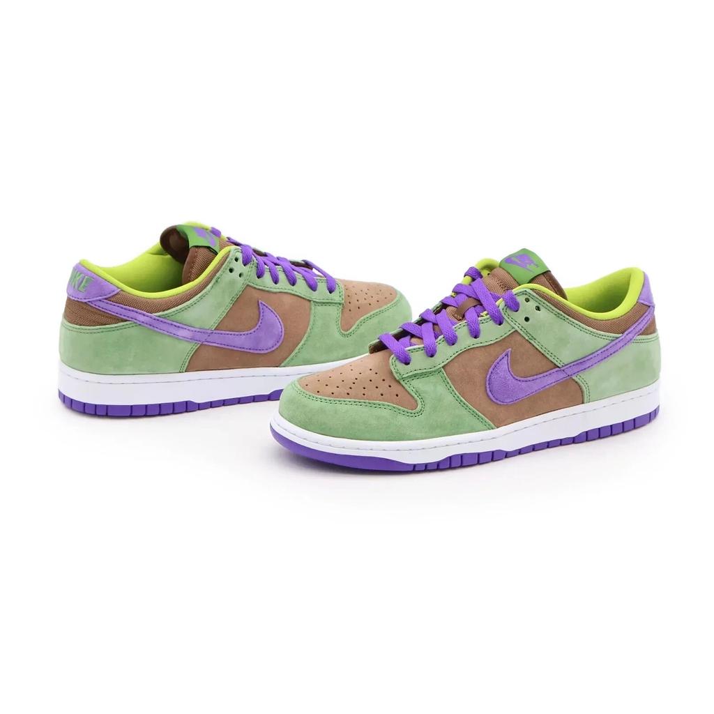 DA1469-200 Nike Dunk Low Veneer Duckling Pack Autumn Green Deep Purple (Men's)