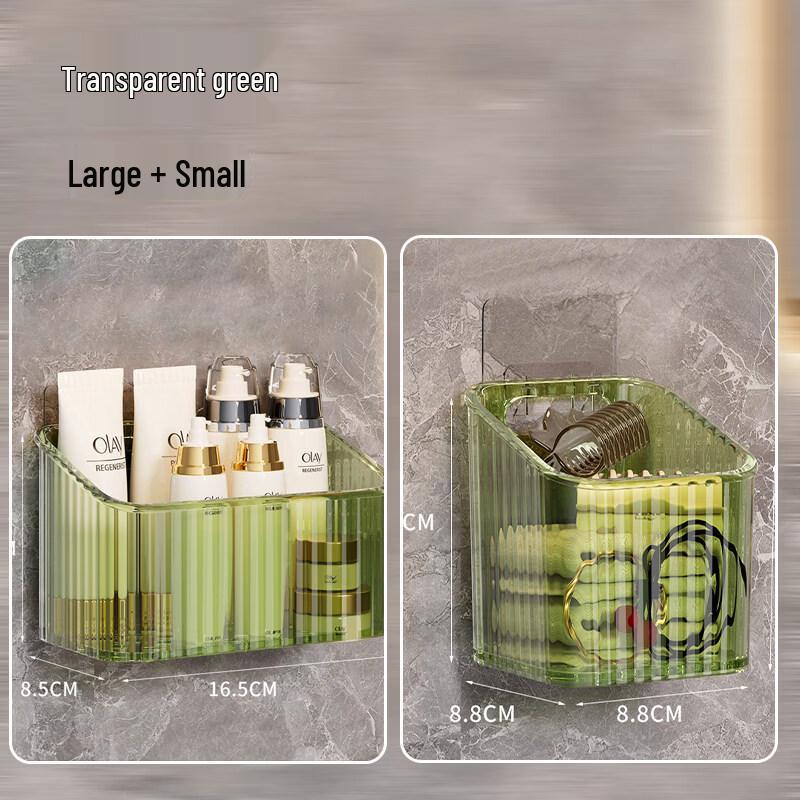 LIEI No-Drill Wall-Mounted Bathroom Shelf