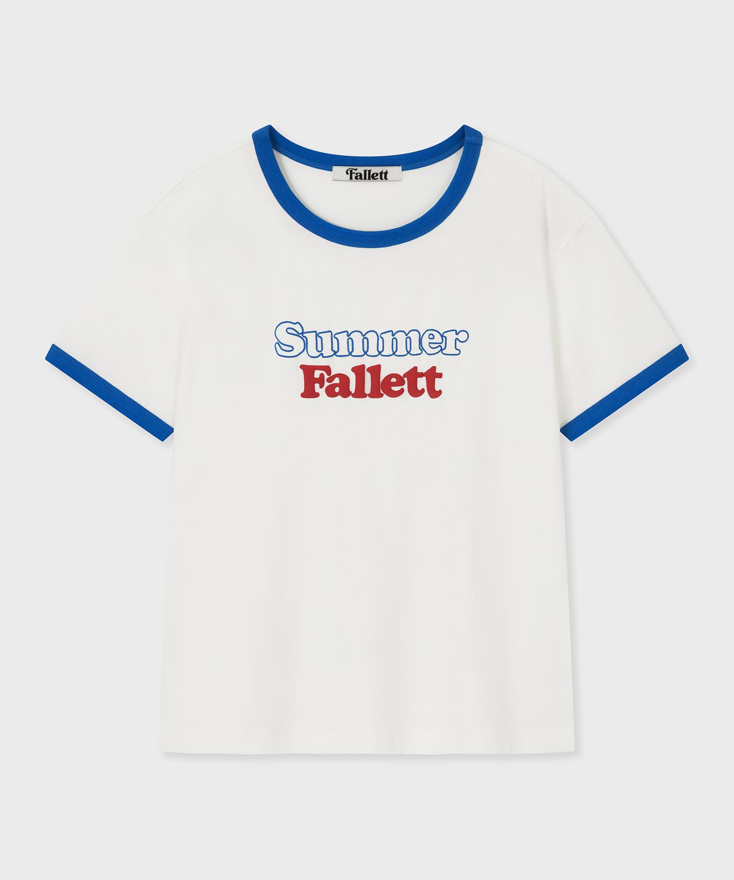 Pallet Summer Logo Ringer Tee White White/S
