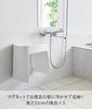 Yamazaki Jitsugyo Easy To Wash Magnetic Bath Chair SH32 White W33 X D27 X H32cm Tower Floating Storage Easy To Clean 1653