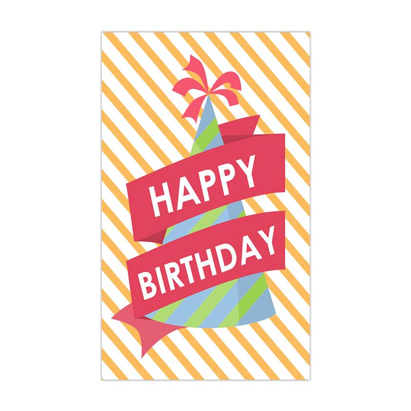 50-Pack Creative Birthday Celebration Cards for Party Decorations and Gifts
